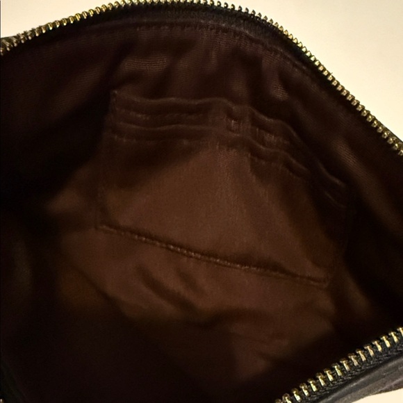 Coach Dark Denim Clutch - Picture 5 of 9